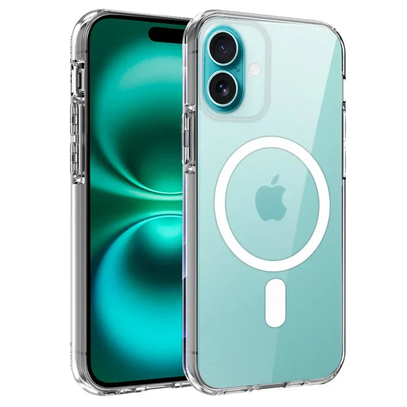 Carcasa COOL para iPhone 16 Plus Magnética Transparente - PixelPlaza