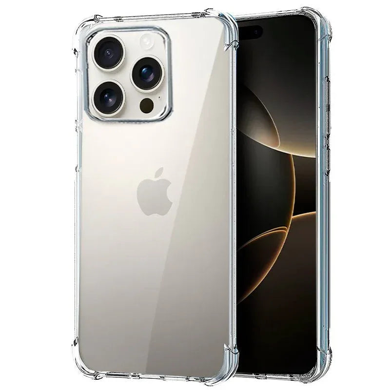 Carcasa COOL para iPhone 16 Pro AntiShock Transparente - PixelPlaza