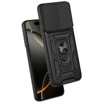 Carcasa COOL para iPhone 16 Pro Hard Ring Negro - PixelPlaza