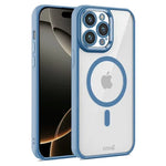 Carcasa COOL para iPhone 16 Pro Magnética Borde Celeste - PixelPlaza