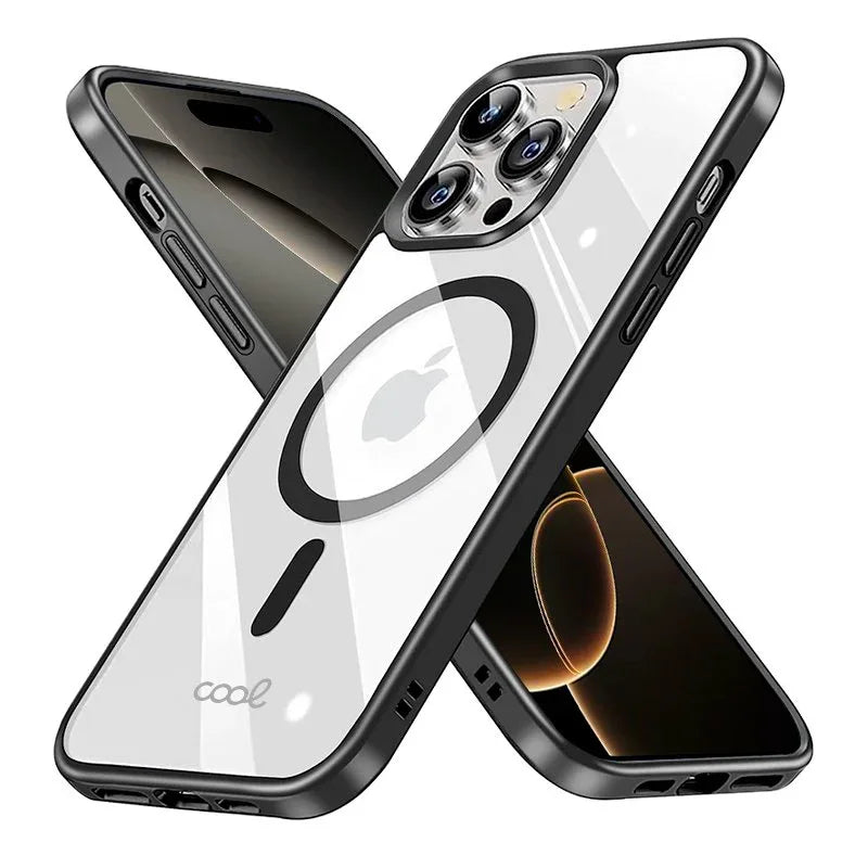 Carcasa COOL para iPhone 16 Pro Magnética Borde Negro - PixelPlaza