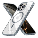 Carcasa COOL para iPhone 16 Pro Magnética Borde Plata - PixelPlaza