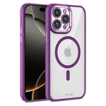Carcasa COOL para iPhone 16 Pro Magnética Borde Violeta - PixelPlaza