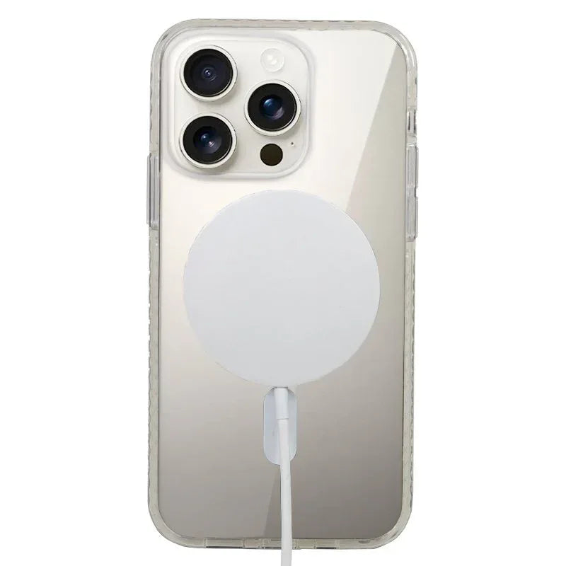 Carcasa COOL para iPhone 16 Pro Magnética Transparente - PixelPlaza
