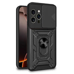 Carcasa COOL para iPhone 16 Pro Max Hard Ring Negro - PixelPlaza