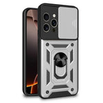 Carcasa COOL para iPhone 16 Pro Max Hard Ring Plata - PixelPlaza