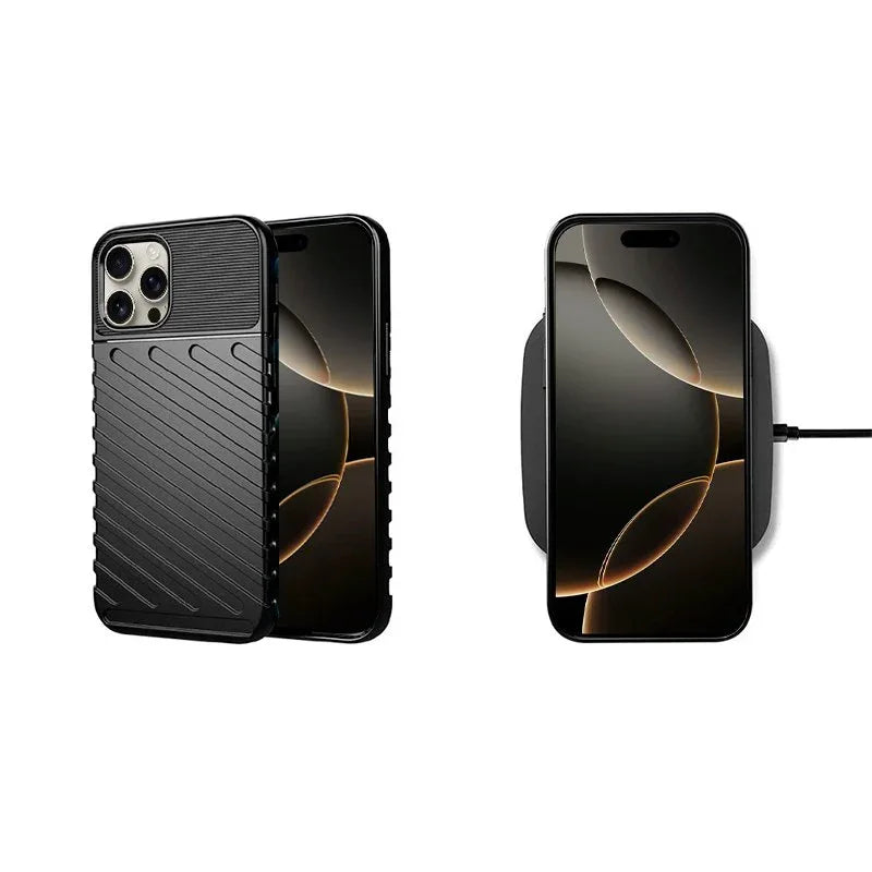 Carcasa COOL para iPhone 16 Pro Thunder Negro - PixelPlaza