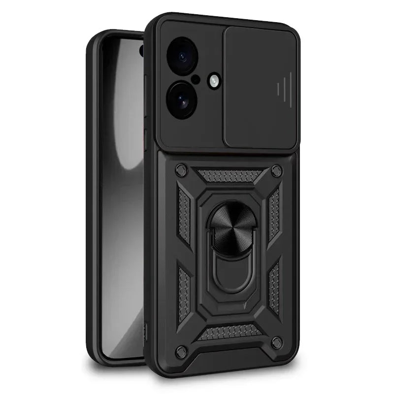 Carcasa COOL para iPhone 17 Hard Ring Negro - PixelPlaza