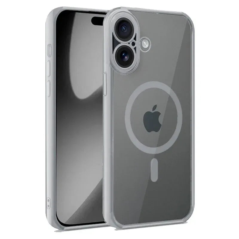 Carcasa COOL para iPhone 17 Magnética Borde Plata - PixelPlaza