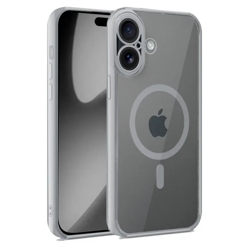 Carcasa COOL para iPhone 17 Magnética Borde Plata - PixelPlaza