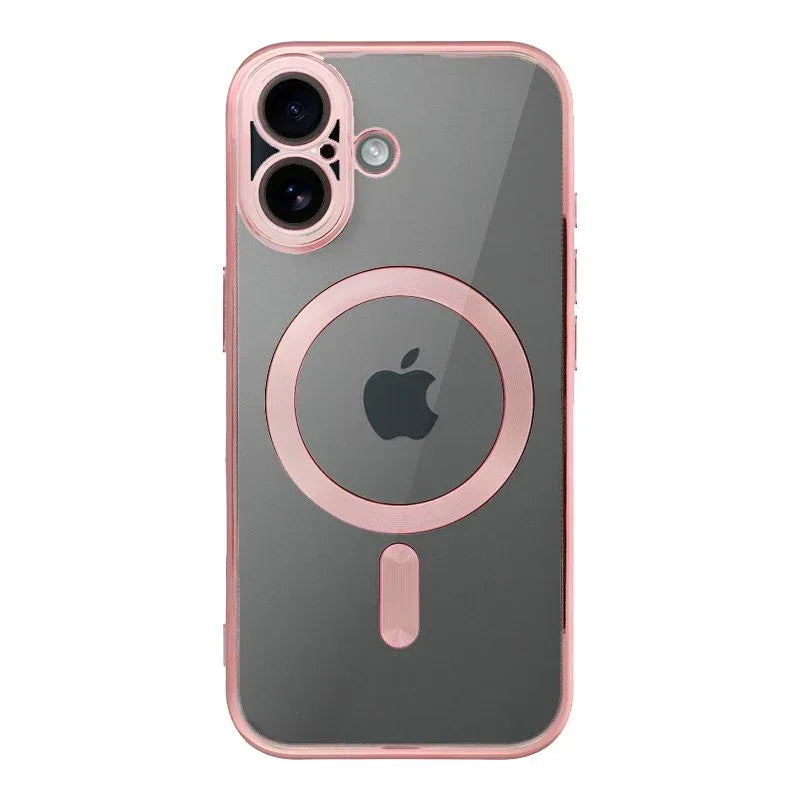 Carcasa COOL para iPhone 17 Magnética Borde Rosa - PixelPlaza