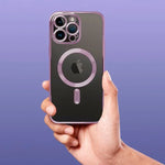 Carcasa COOL para iPhone 17 Magnética Borde Violeta - PixelPlaza
