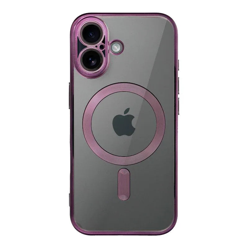 Carcasa COOL para iPhone 17 Magnética Borde Violeta - PixelPlaza
