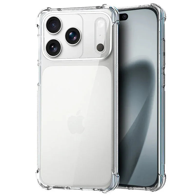 Carcasa COOL para iPhone 17 Pro AntiShock Transparente - PixelPlaza