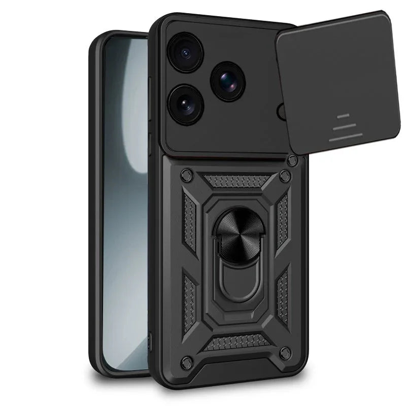 Carcasa COOL para iPhone 17 Pro Hard Ring Negro - PixelPlaza