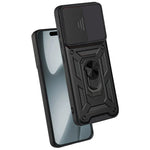 Carcasa COOL para iPhone 17 Pro Hard Ring Negro - PixelPlaza