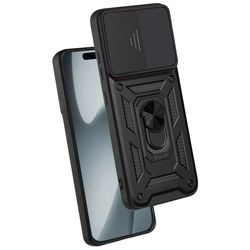 Carcasa COOL para iPhone 17 Pro Hard Ring Negro - PixelPlaza