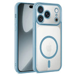 Carcasa COOL para iPhone 17 Pro Magnética Borde Celeste - PixelPlaza