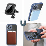 Carcasa COOL para iPhone 17 Pro Magnética Borde Celeste - PixelPlaza