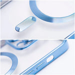 Carcasa COOL para iPhone 17 Pro Magnética Borde Celeste - PixelPlaza