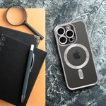 Carcasa COOL para iPhone 17 Pro Magnética Borde Plata - PixelPlaza