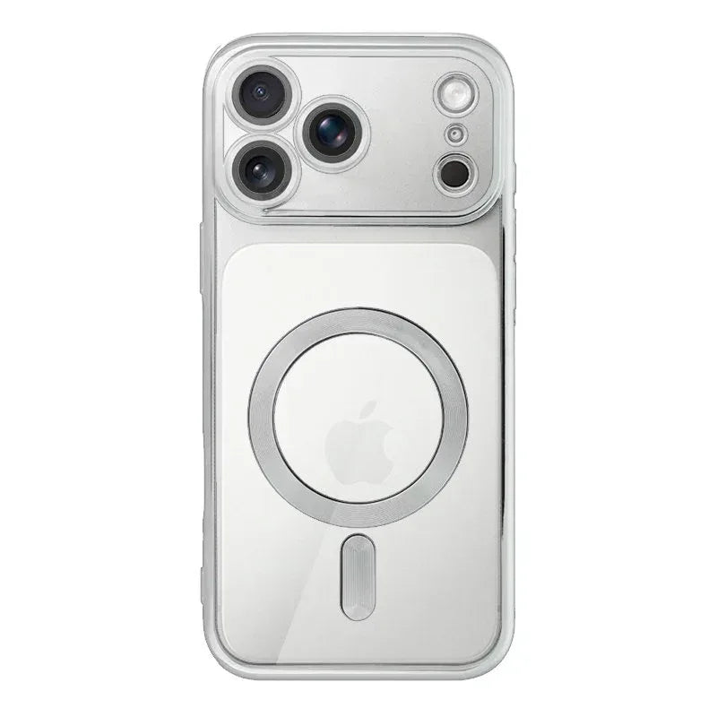Carcasa COOL para iPhone 17 Pro Magnética Borde Plata - PixelPlaza