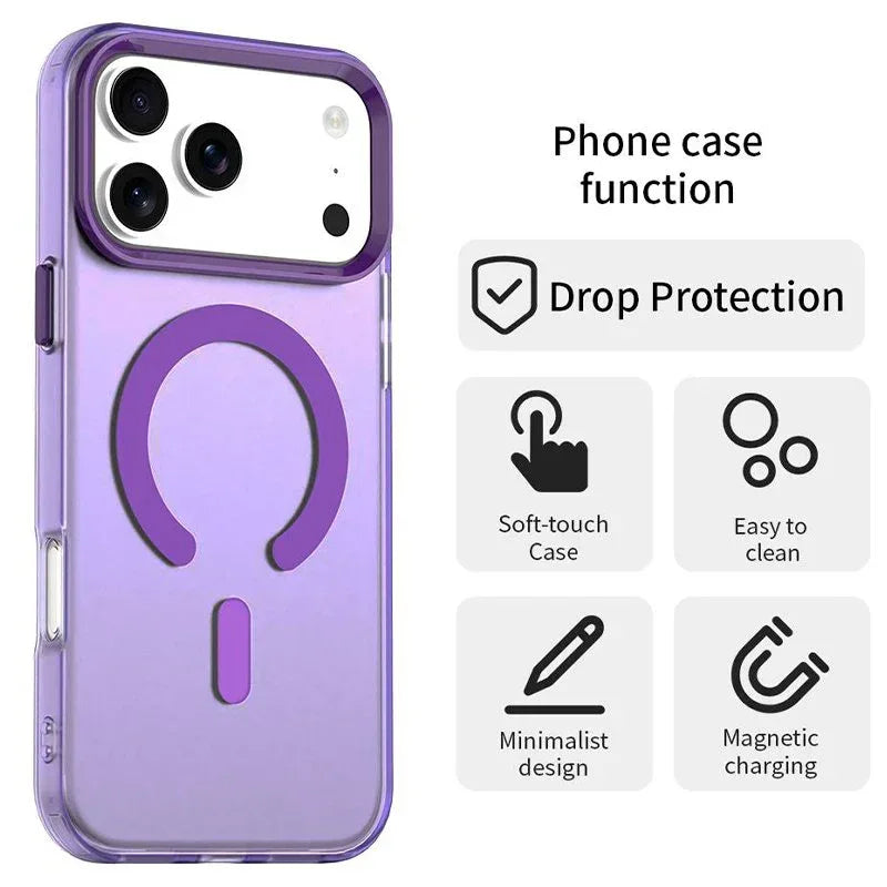 Carcasa COOL para iPhone 17 Pro Magnética Colorful Violeta - PixelPlaza