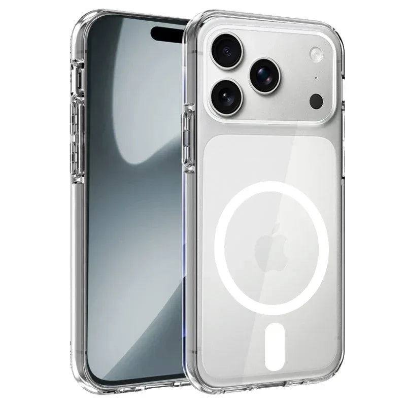 Carcasa COOL para iPhone 17 Pro Magnética Transparente - PixelPlaza