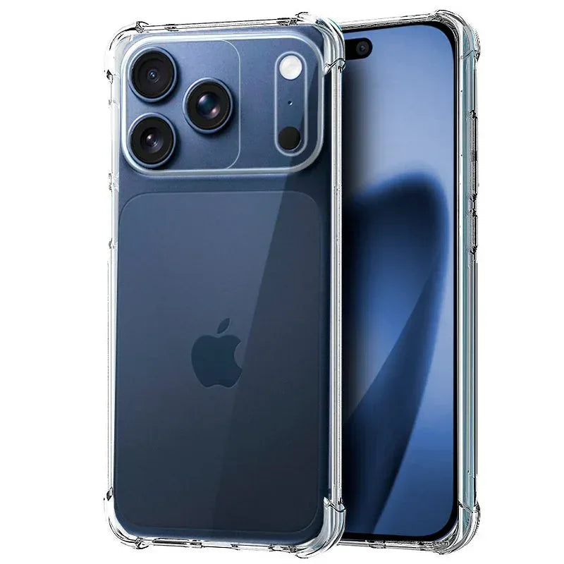 Carcasa COOL para iPhone 17 Pro Max AntiShock Transparente - PixelPlaza