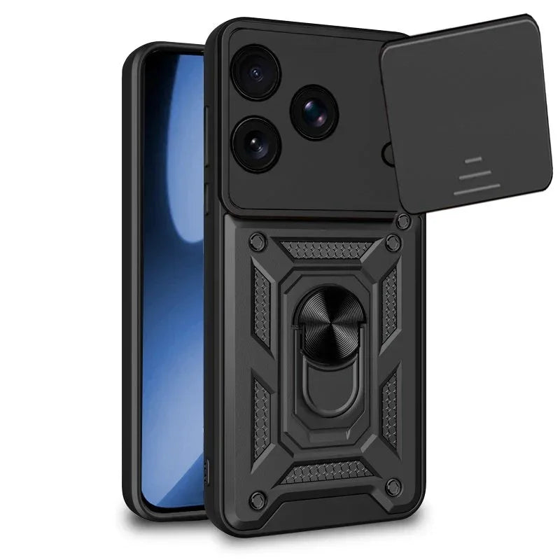 Carcasa COOL para iPhone 17 Pro Max Hard Ring Negro - PixelPlaza