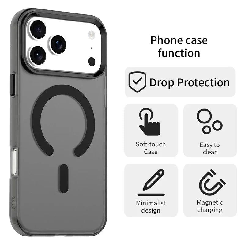 Carcasa COOL para iPhone 17 Pro Max Magnética Colorful Negro - PixelPlaza