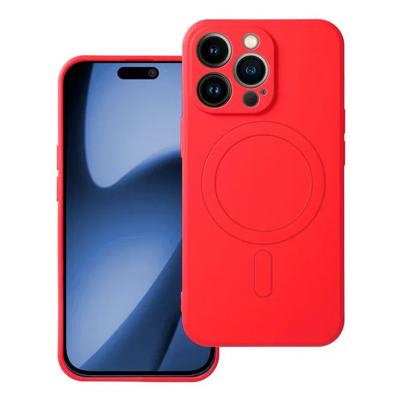 Carcasa COOL para iPhone 17 Pro Max Magnética Cover Rojo - PixelPlaza