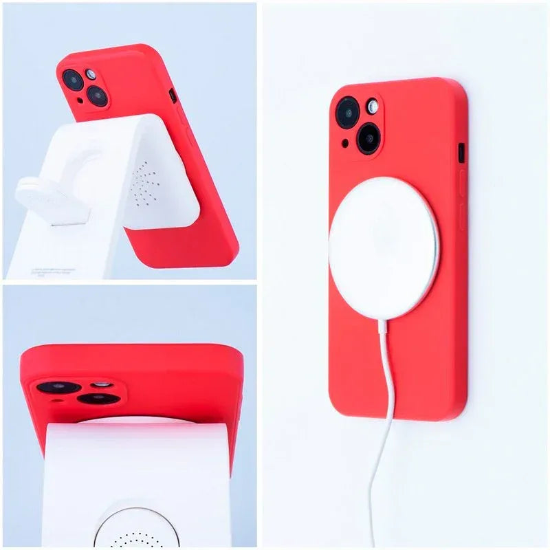Carcasa COOL para iPhone 17 Pro Max Magnética Cover Rojo - PixelPlaza