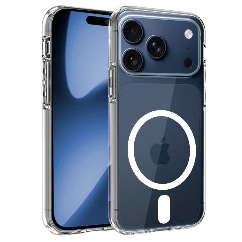 Carcasa COOL para iPhone 17 Pro Max Magnética Transparente - PixelPlaza