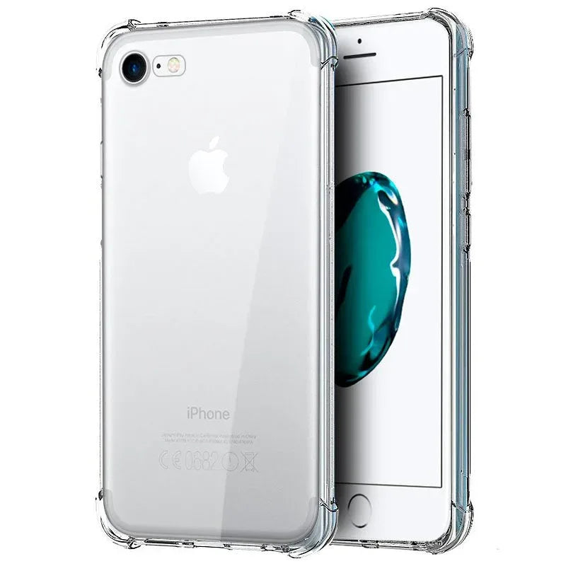 Carcasa COOL para iPhone 7 / 8 / SE (2020) / SE (2022) AntiShock Transparente - PixelPlaza