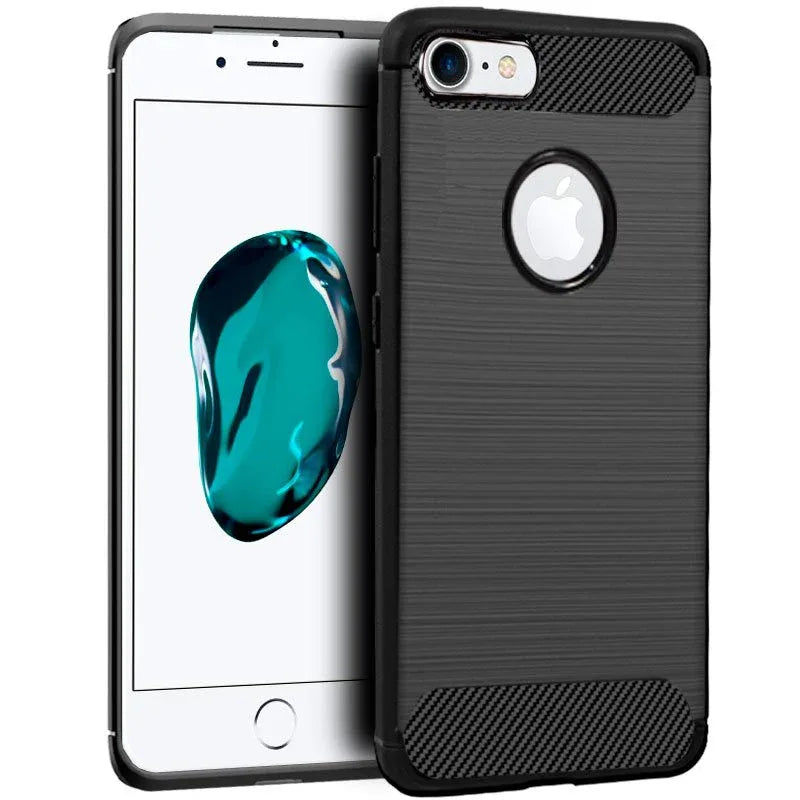 Carcasa COOL para iPhone 7 / 8 / SE (2020) / SE (2022) Carbón Negro - PixelPlaza