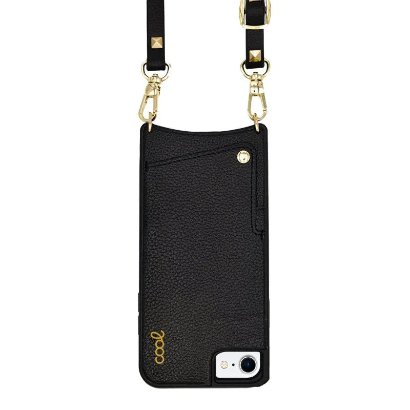Carcasa COOL para iPhone 7 / 8 / SE (2020) / SE (2022) Correa Pop-Rock Negro - PixelPlaza