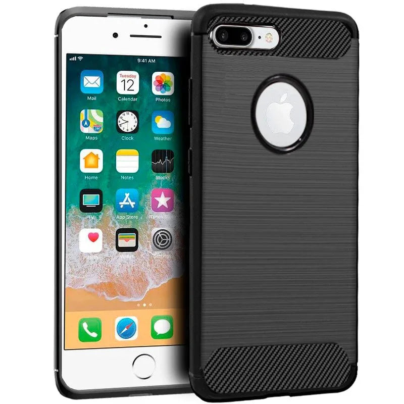 Carcasa COOL para iPhone 7 Plus / IPhone 8 Plus Carbón Negro - PixelPlaza