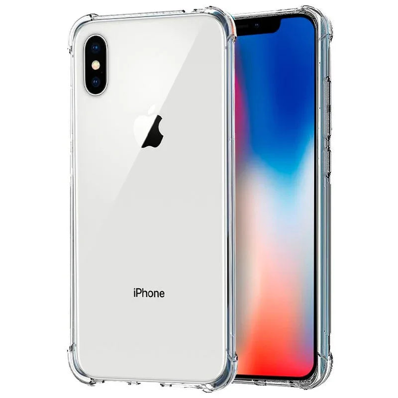 Carcasa COOL para iPhone X / iPhone XS AntiShock Transparente - PixelPlaza