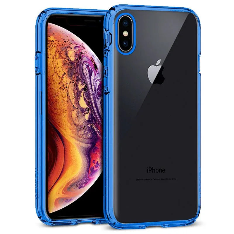 Carcasa COOL para iPhone XS Max Borde Metalizado (Azul) - PixelPlaza