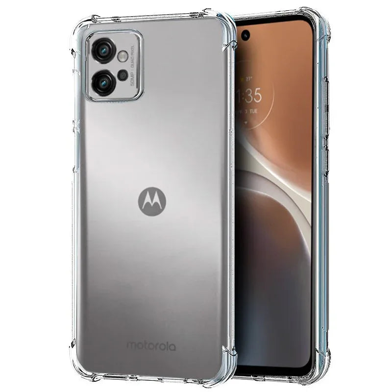 Carcasa COOL para Motorola Moto G32 AntiShock Transparente - PixelPlaza