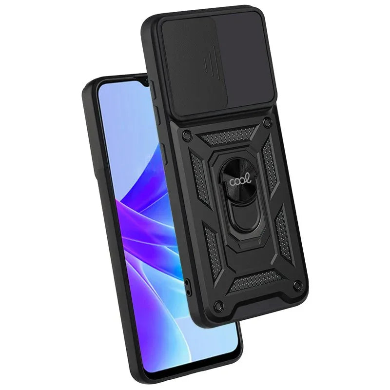 Carcasa COOL para Oppo A57s / A77 5G / Realme Narzo 50 5G Hard Ring Negro - PixelPlaza