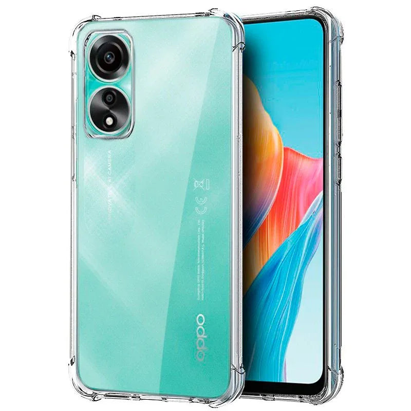 Carcasa COOL para Oppo A78 4G AntiShock Transparente - PixelPlaza