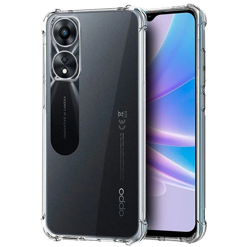 Carcasa COOL para Oppo A78 5G AntiShock Transparente - PixelPlaza