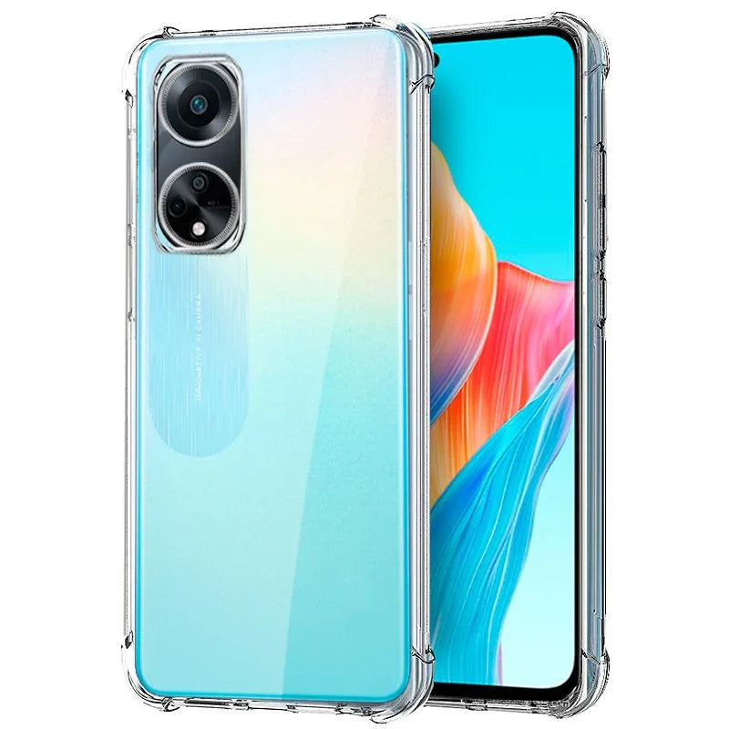 Carcasa COOL para Oppo A98 5G AntiShock Transparente - PixelPlaza