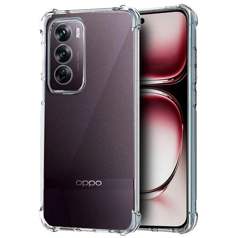 Carcasa COOL para Oppo Reno 12 Pro 5G AntiShock Transparente - PixelPlaza