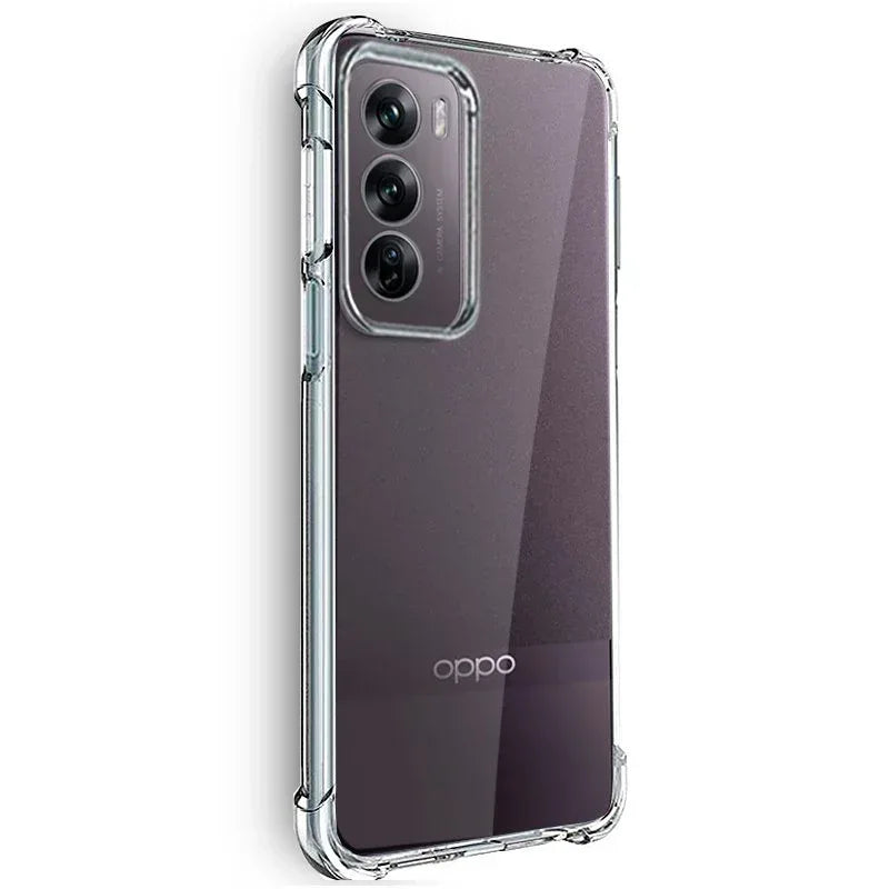 Carcasa COOL para Oppo Reno 12 Pro 5G AntiShock Transparente - PixelPlaza