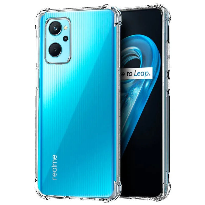 Carcasa COOL para Realme 9i / Oppo A76 / A96 AntiShock Transparente - PixelPlaza