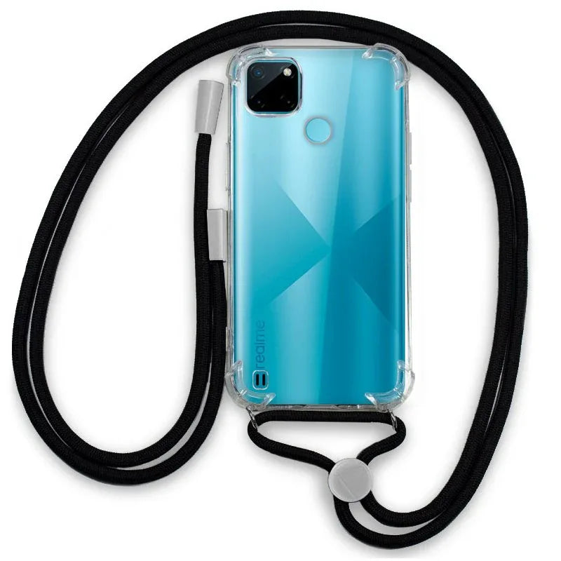 Carcasa COOL para Realme C21Y / C25Y Cordón Negro - PixelPlaza