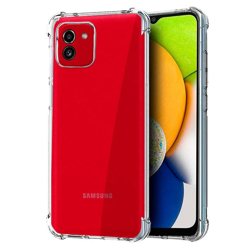 Carcasa COOL para Samsung A035 Galaxy A03 Antishock Transparente - PixelPlaza